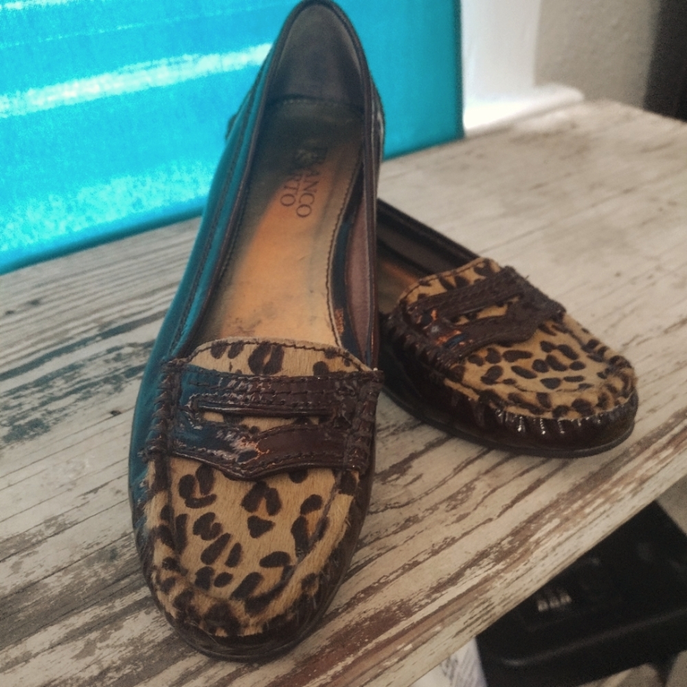 Animal Print Penny Loafers
